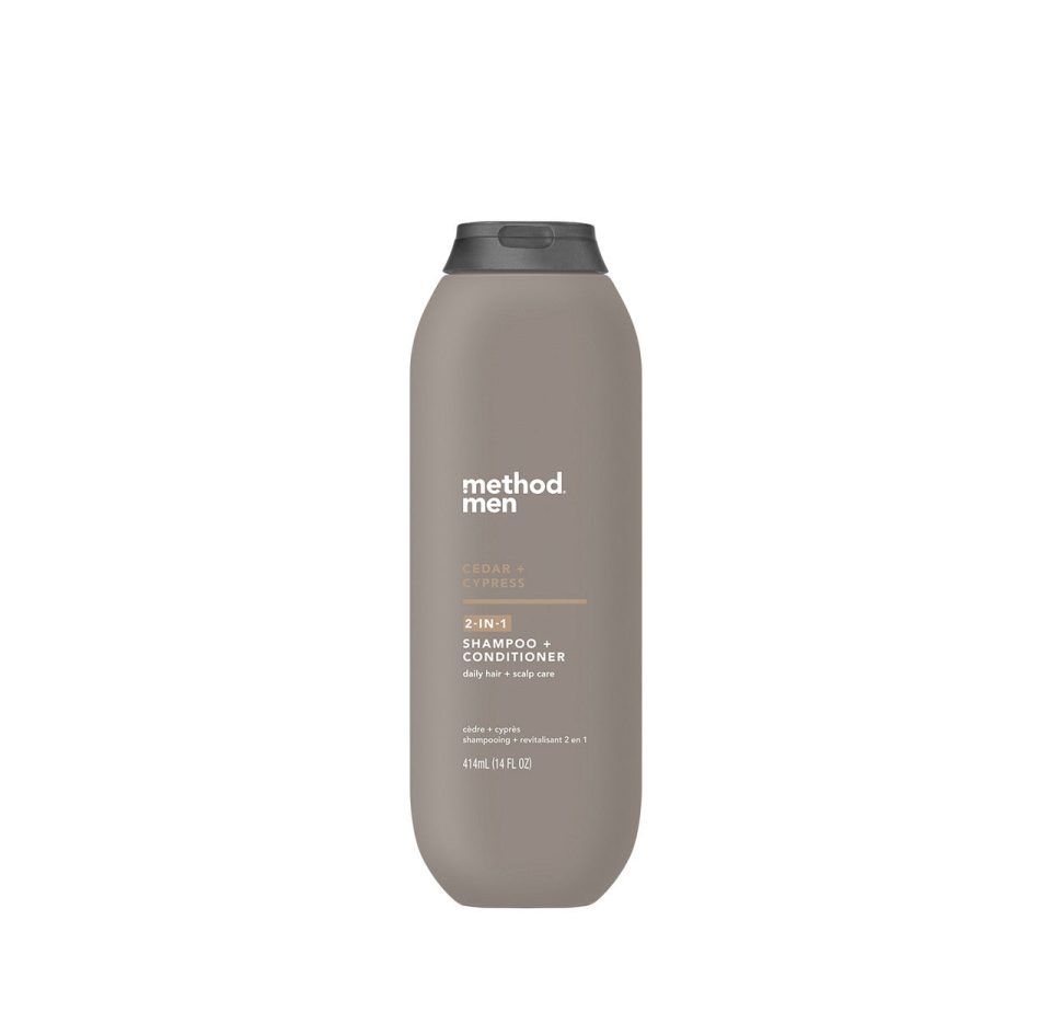 2-in-1 shampoo + conditioner - cedar + cypress. 14 fl oz